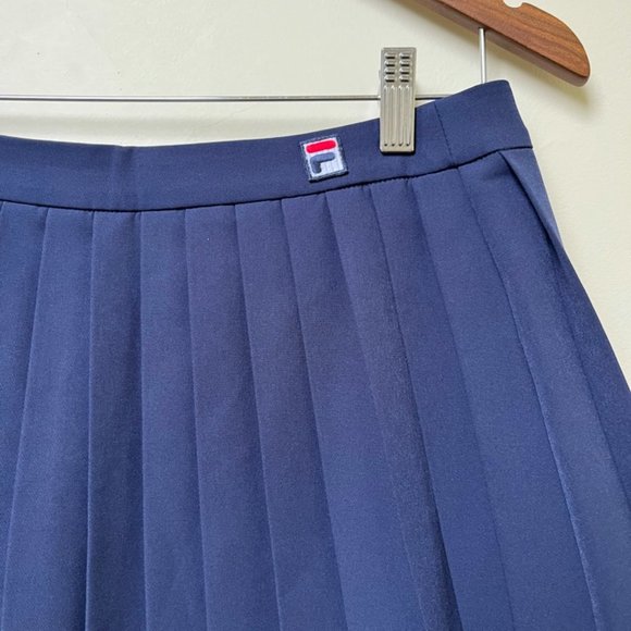 Fila x UO Cora Pleated Mini Skirt - Picture 2 of 4